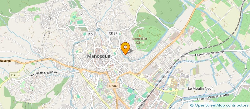 localisation de l'entreprise VTI à MANOSQUE