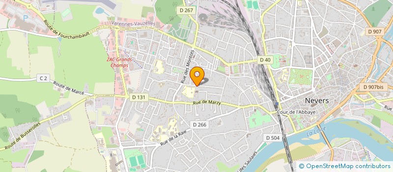 localisation de l'entreprise VTI CONCEPTION à NEVERS