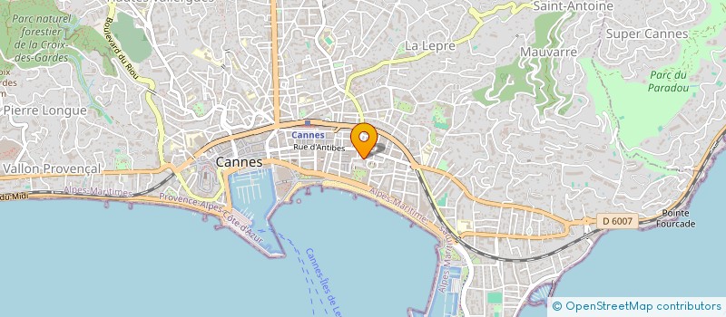 localisation de l'entreprise VTK SHOP à CANNES