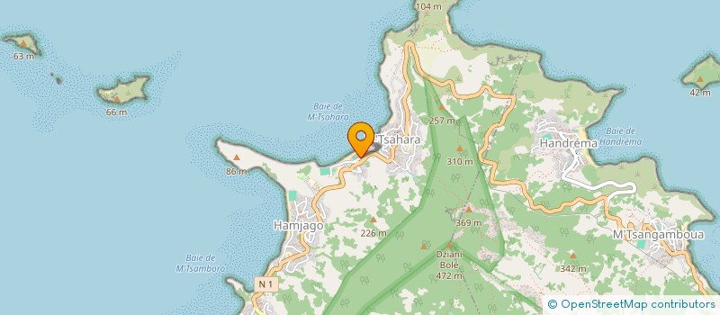 localisation de l'entreprise VTL MAYOTTE (MAYOTTE VENTE TECHNOLOGIE EN LIGNE) à MTSAMBORO