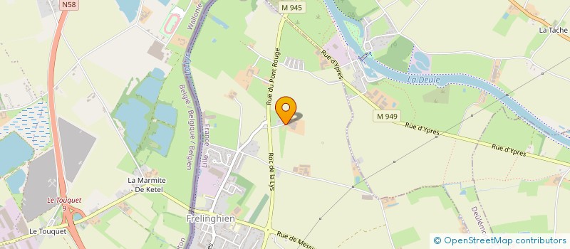 localisation de l'entreprise VTM  LA CHAPELLE-D'ARMENTIERES