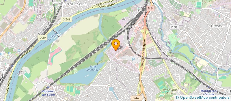 localisation de l'entreprise VTM GARAGE AUTO PRO  VIGNEUX-SUR-SEINE