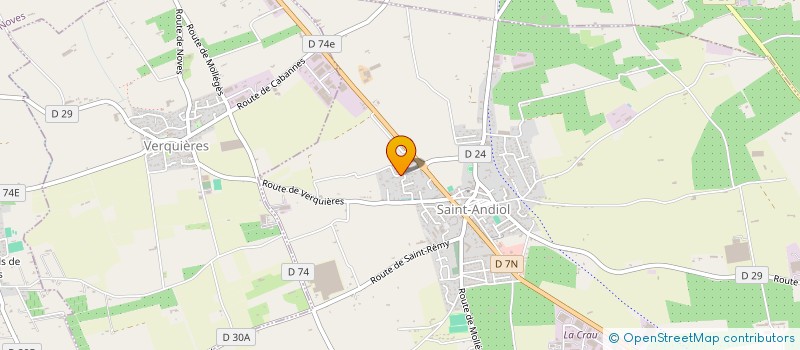 localisation de l'entreprise VTM REPARATIONS  SAINT-ANDIOL