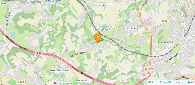 localisation de l'entreprise VTMP à SAINT-CASSIEN