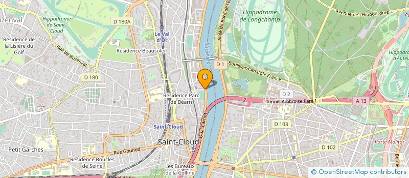 localisation de l'entreprise VTMX BONBOIRE à SAINT CLOUD