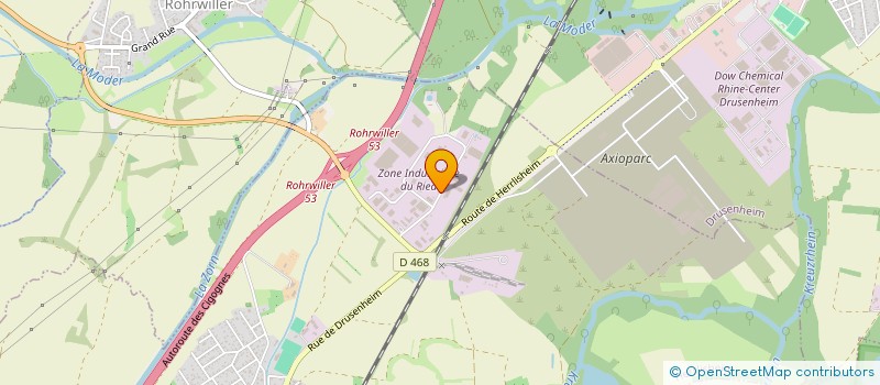 localisation de l'entreprise VTP à HERRLISHEIM
