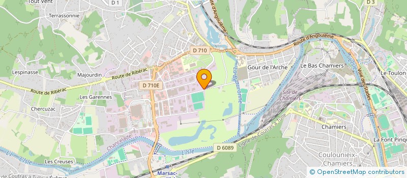 localisation de l'entreprise VTP  MARSAC-SUR-L'ISLE