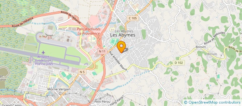 localisation de l'entreprise VTP à LES ABYMES