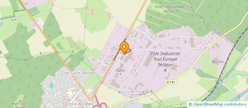 localisation de l'entreprise VTP LOC  TOUL