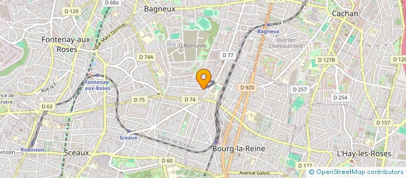 localisation de l'entreprise VTR CONSULTING à BAGNEUX