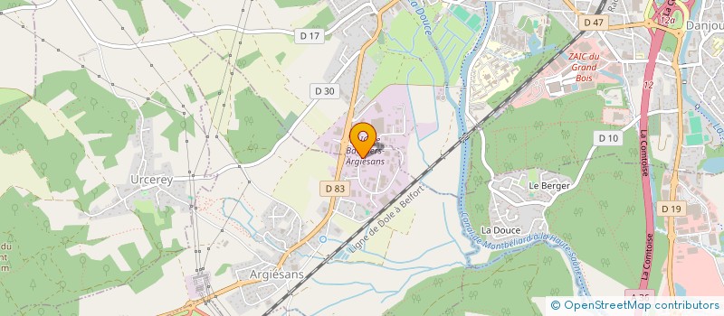 localisation de l'entreprise VTR HAUTE-SAONE à ARGIESANS