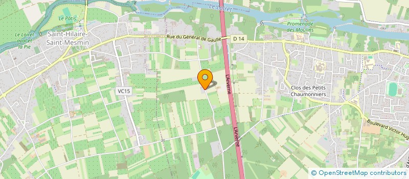 localisation de l'entreprise VTR IMMO à OLIVET