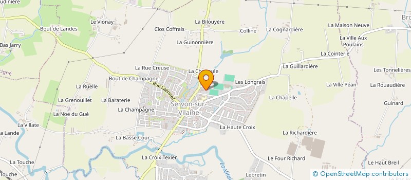 localisation de l'entreprise VTR IMMO  SERVON-SUR-VILAINE