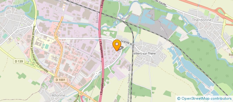 localisation de l'entreprise VTR OISE  ALLONNE