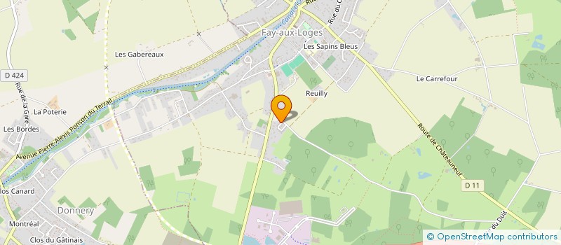 localisation de l'entreprise VTRANSPORTS 45 à FAY-AUX-LOGES
