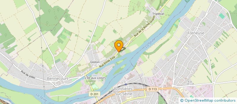 localisation de l'entreprise VTRANSPORTS à BONNIERES-SUR-SEINE