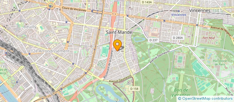 localisation de l'entreprise VTS à SAINT-MANDE