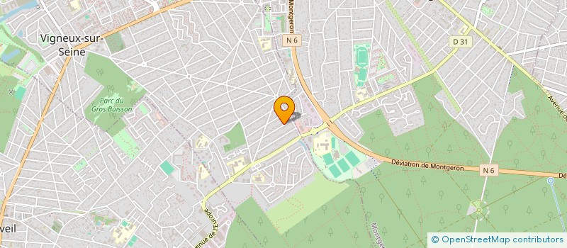 localisation de l'entreprise VTSA CREA  VIGNEUX-SUR-SEINE