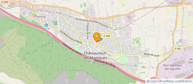 localisation de l'entreprise VTT 13 LES COPAINS DE CHATO 9  CHATEAUNEUF-LES-MARTIGUES