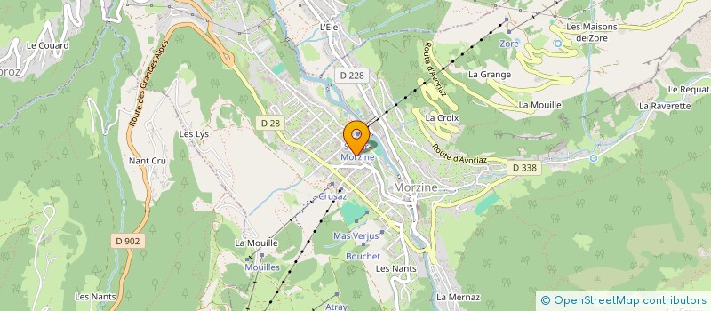 localisation de l'entreprise VTT à MORZINE