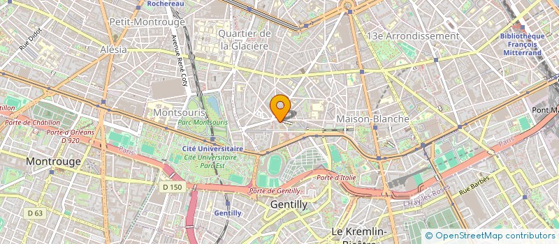 localisation de l'entreprise VTT CENTER  PARIS