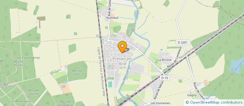 localisation de l'entreprise VTT CLUB DE PRESLES  PRESLES-EN-BRIE