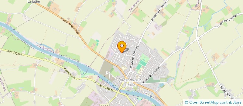 localisation de l'entreprise VTT-CLUB QUESNOY  QUESNOY-SUR-DEULE