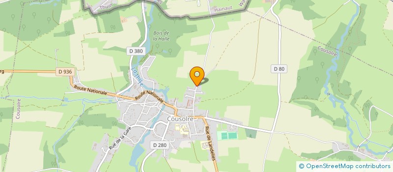 localisation de l'entreprise VTT COUSOLRE  COUSOLRE