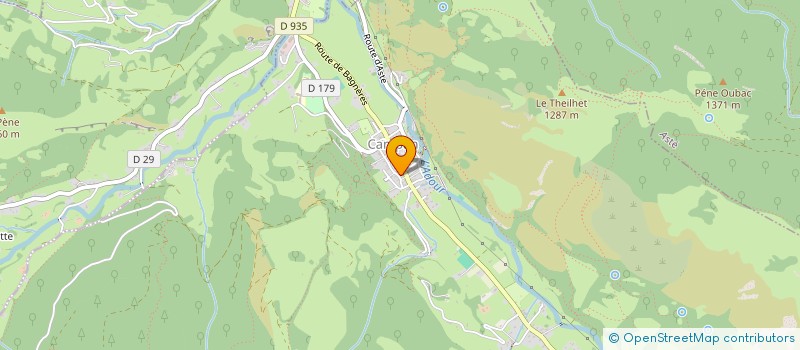 localisation de l'entreprise VTT-LOC-LAMONGIE  CAMPAN