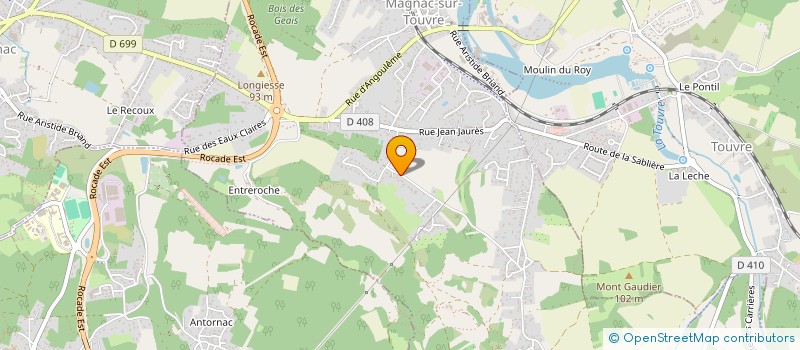 localisation de l'entreprise VTT MAGNAC  SAINT-YRIEIX-SUR-CHARENTE