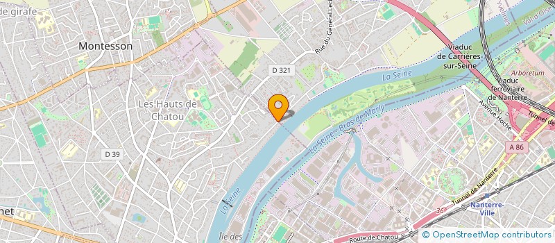 localisation de l'entreprise VTV CONSTRUCT  CHATOU