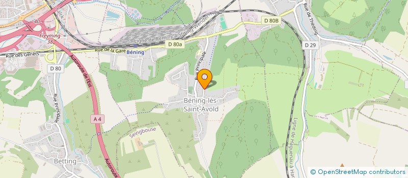 localisation de l'entreprise VTWIN CYCLES ATELIER 57  BENING-LES-SAINT-AVOLD