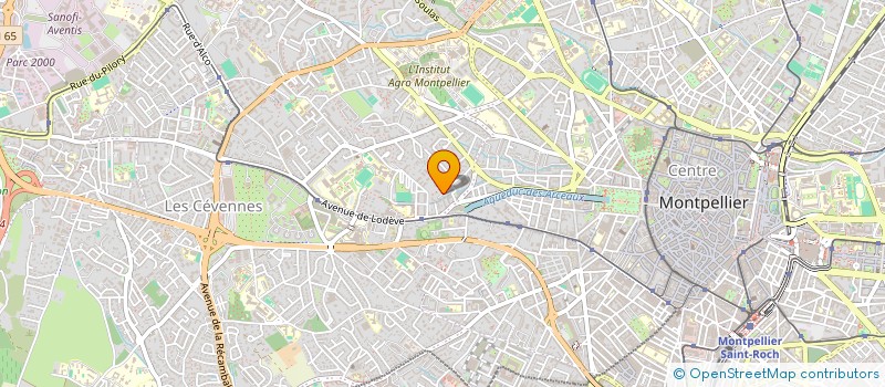 localisation de l'entreprise VU D EN FACE PRODUCTION à MONTPELLIER