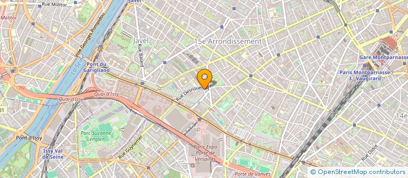 localisation de l'entreprise VU D'EN HAUT à PARIS 15