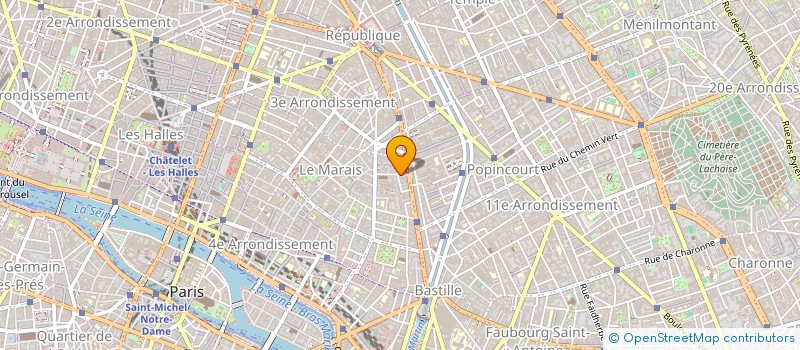 localisation de l'entreprise VU D'ICI  PARIS