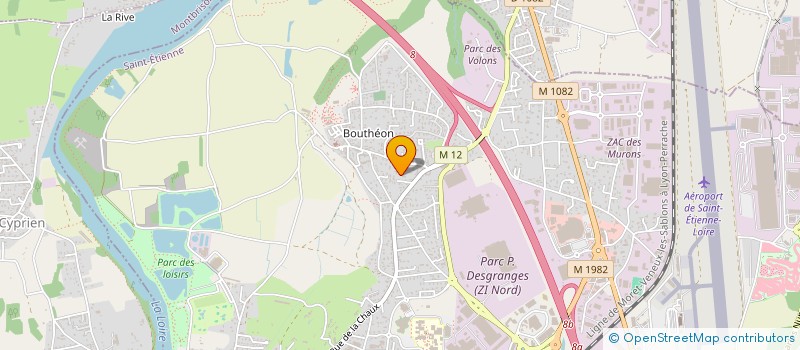 localisation de l'entreprise VU D'ICI  ANDREZIEUX-BOUTHEON