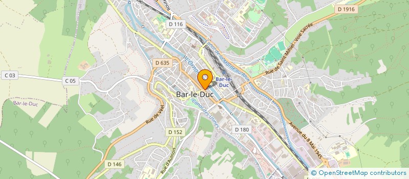 localisation de l'entreprise VU DE L'INTERIEUR à BAR-LE-DUC