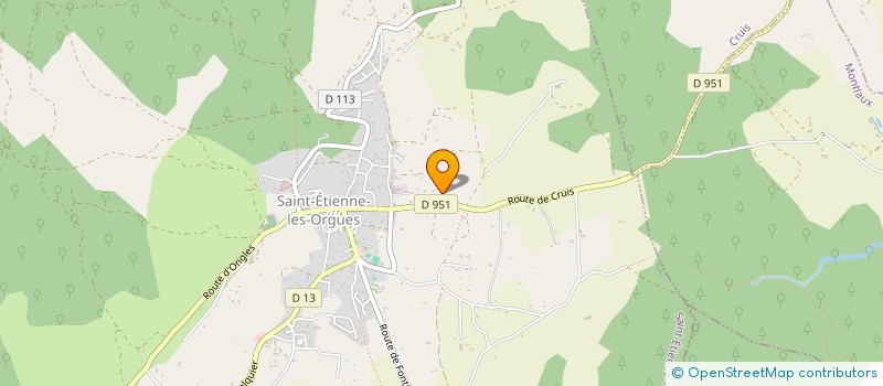 localisation de l'entreprise VU DE LURE à SAINT-ETIENNE-LES-ORGUES