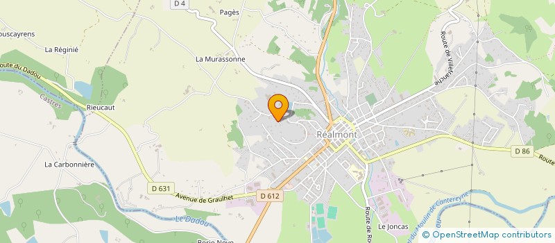 localisation de l'entreprise VU DU CORPS  REALMONT