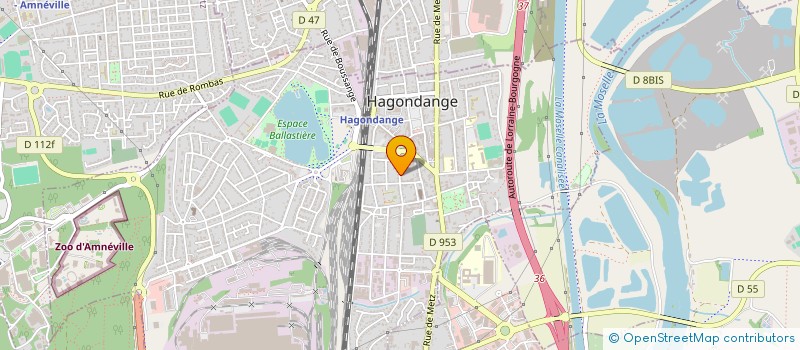 localisation de l'entreprise VU IMMOBILIER à HAGONDANGE
