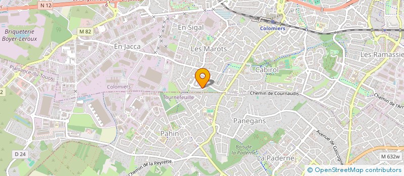 localisation de l'entreprise VU-INVEST à COLOMIERS