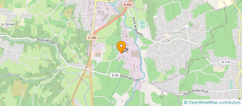 localisation de l'entreprise VU2FORM  VOURLES