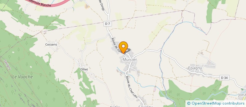 localisation de l'entreprise VUACHE BTP  SAVIGNY