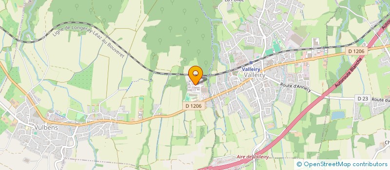 localisation de l'entreprise VUACHE LOCATION  VULBENS