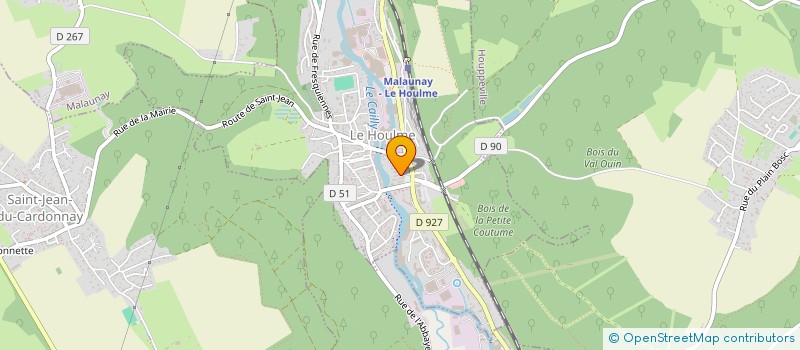 localisation de l'entreprise VUDEXIS  LE HOULME