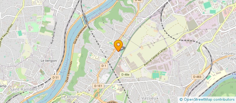 localisation de l'entreprise VUDOR  CALUIRE-ET-CUIRE