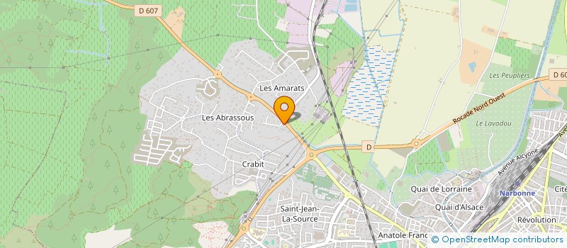 localisation de l'entreprise VUDUSUD à NARBONNE