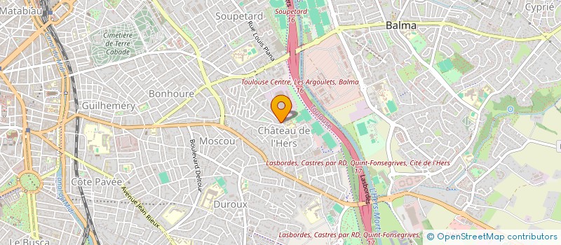 localisation de l'entreprise VUE & CIE  TOULOUSE