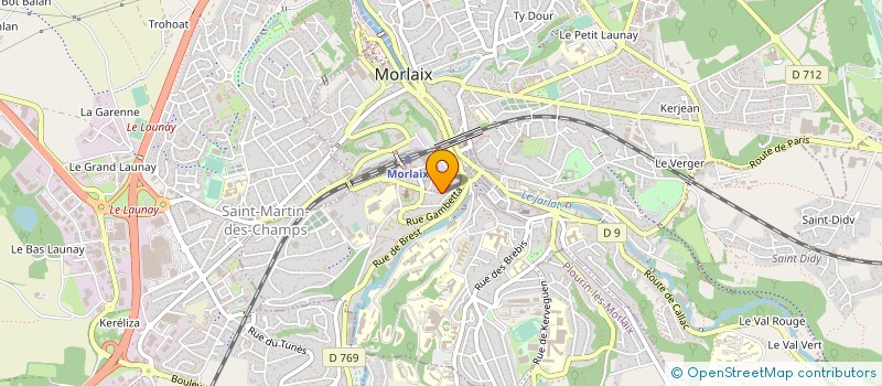 localisation de l'entreprise VUE D ENSEMBLE STUDIO à MORLAIX