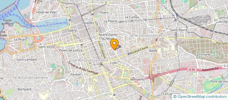 localisation de l'entreprise VUE D'ICI à MARSEILLE